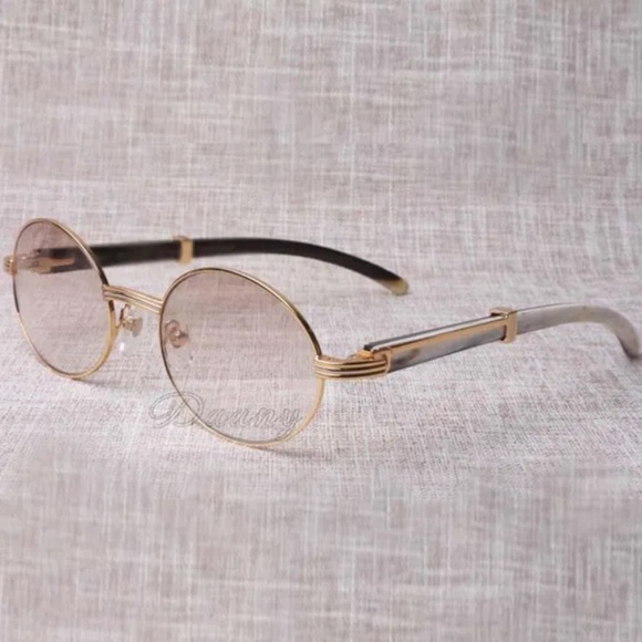 Cartier Gold and Brown Men's Glasses 5862788424